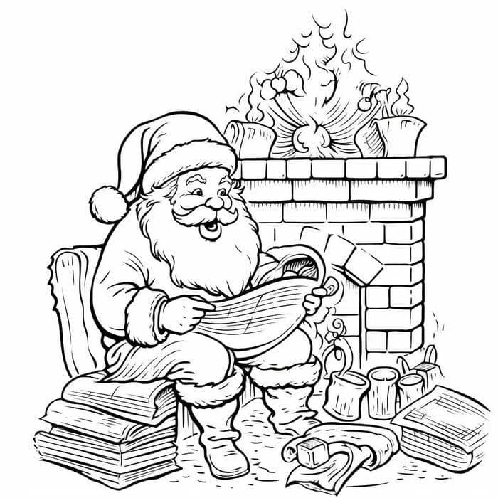 hình tô màu giáng sinh