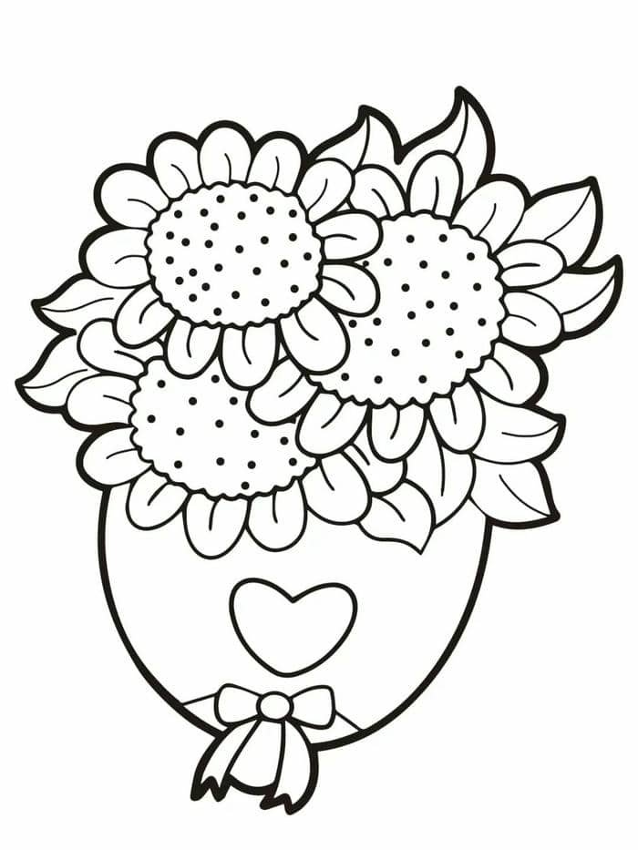 hình vẽ bông hoa 5 cánh