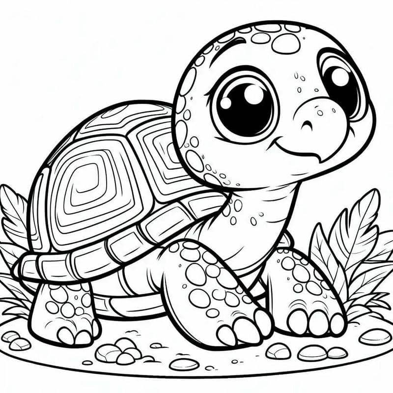 hình vẽ con rùa biển