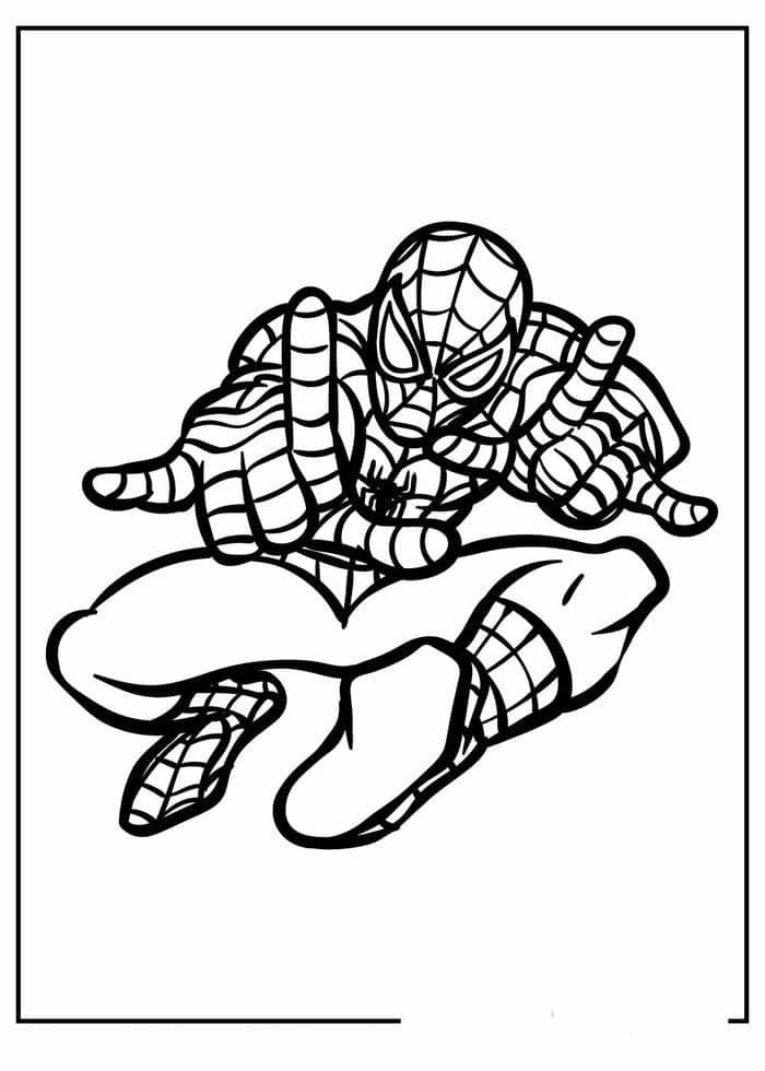 hình vẽ spider man