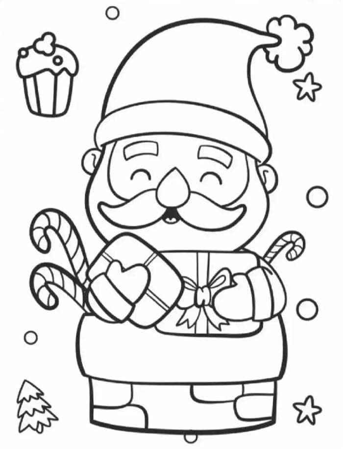 ông già noel tô màu