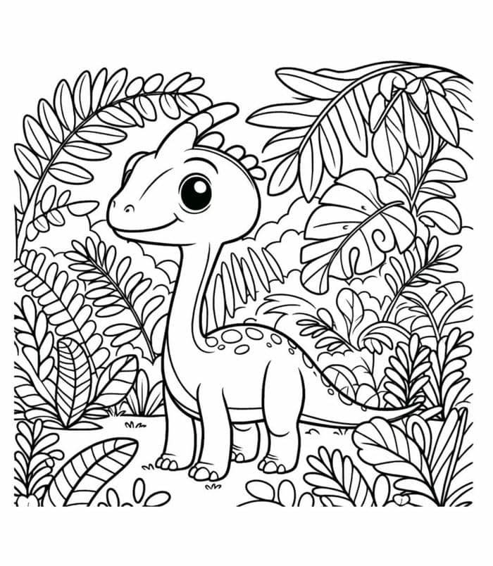 tô màu con khủng long