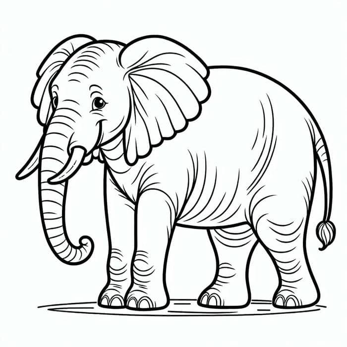 tô màu con voi