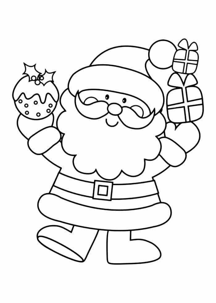 tô màu ông già noel