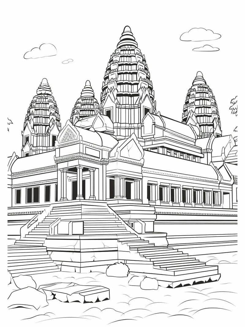 tô màu phong cảnh