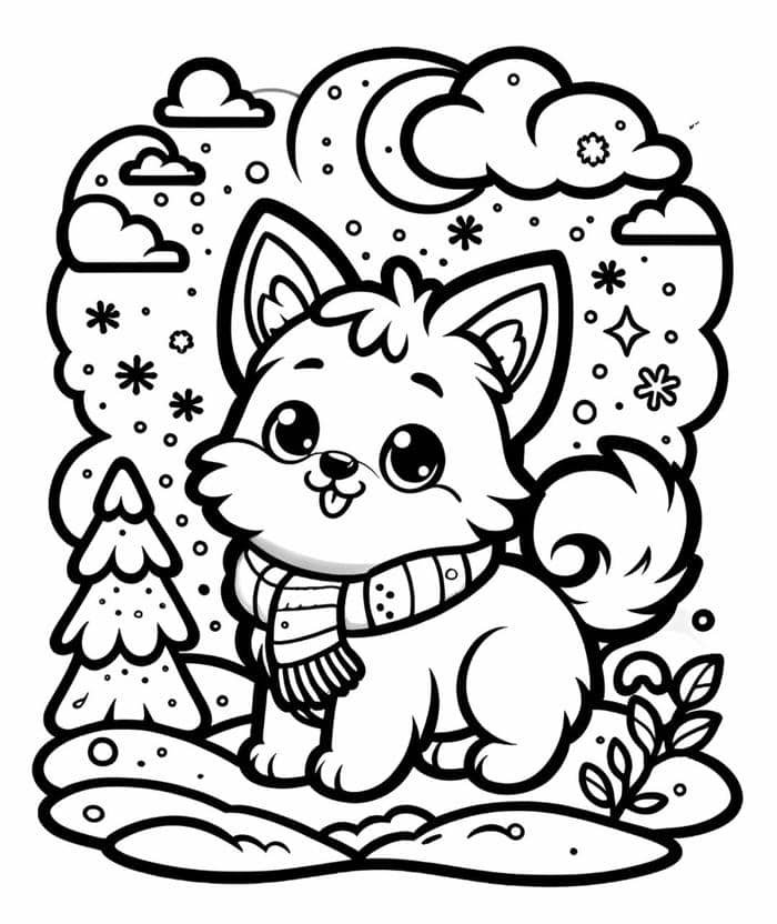 tranh tô màu con vật cho bé 3 tuổi