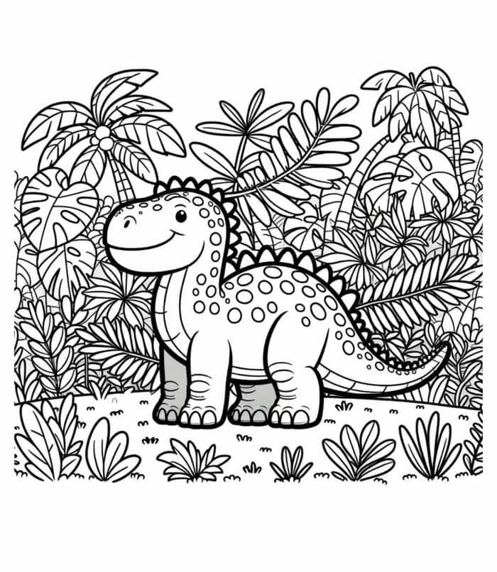 tranh tô màu khung log cute