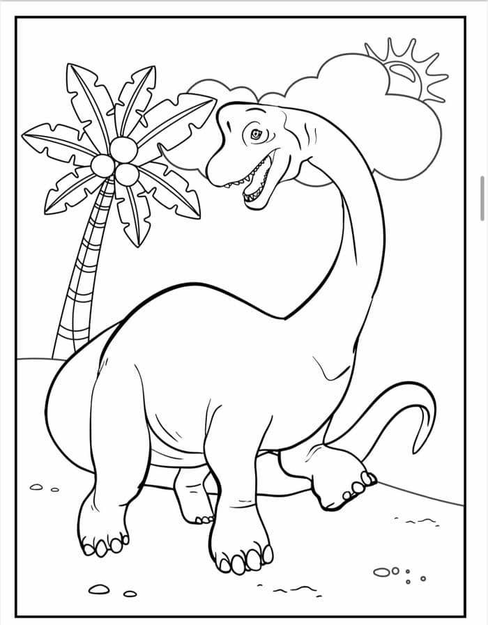 tranh to mau khung long