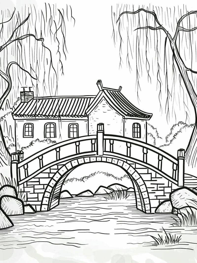 tranh to mau phong canh