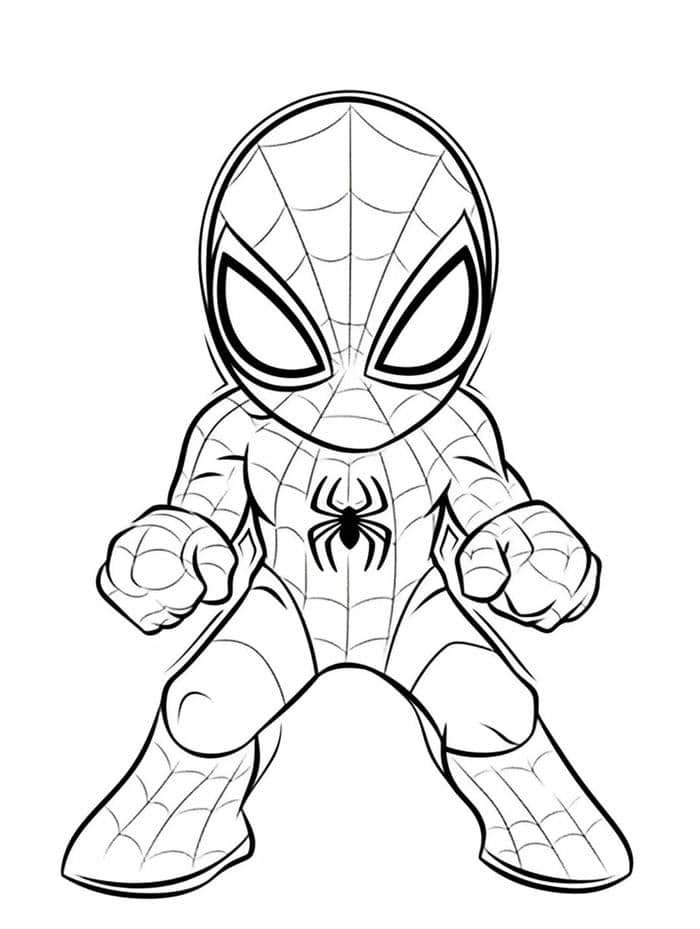 vẽ người nhện đen