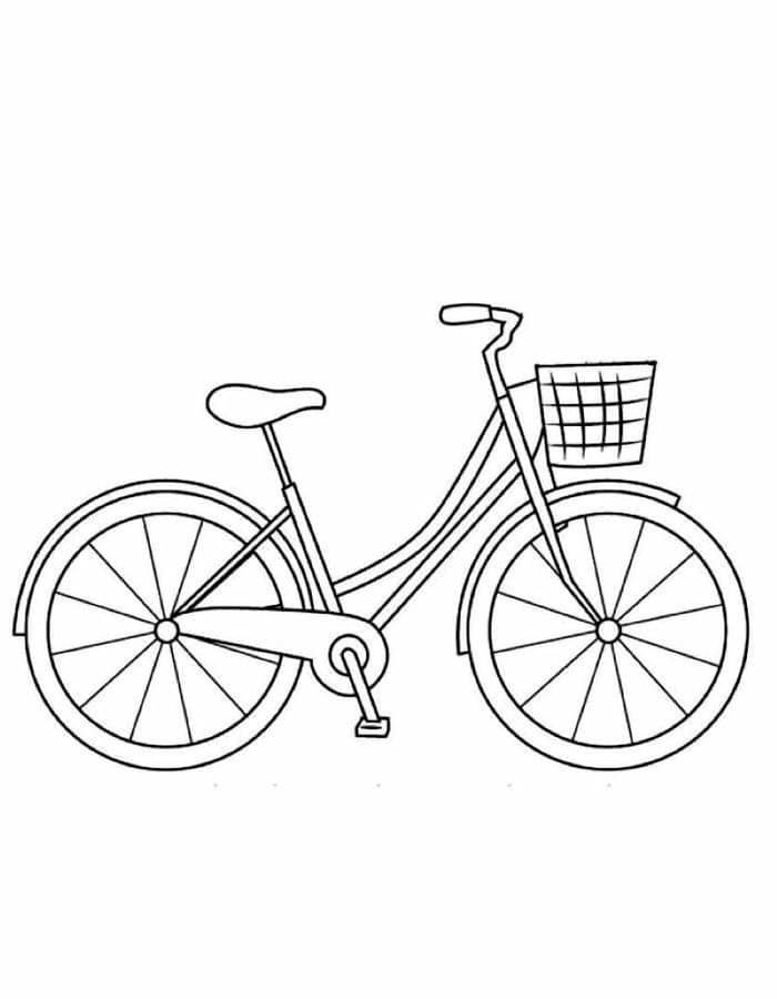 ảnh tranh vẽ xe đạp