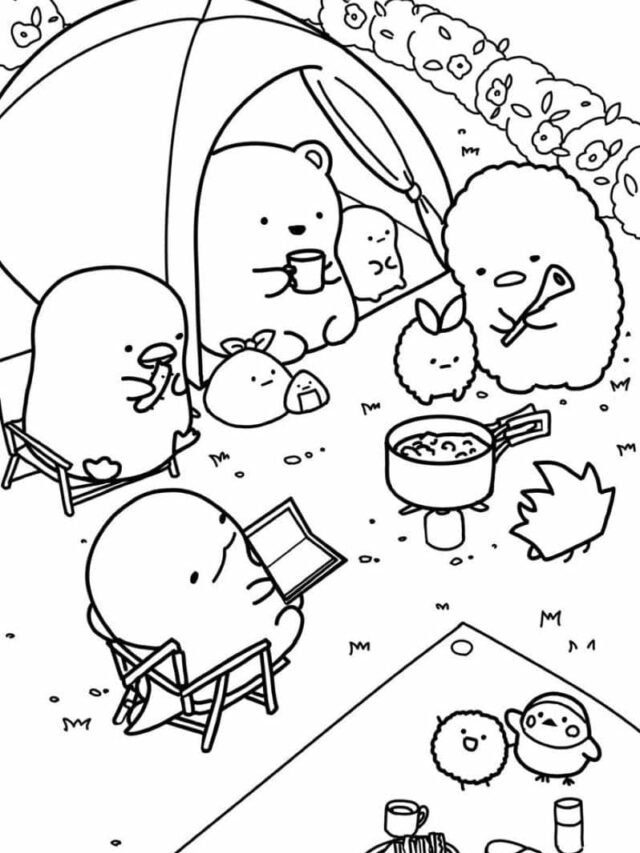 Bộ sưu tập 80+ tranh tô màu cute, đáng yêu nhất cho bé