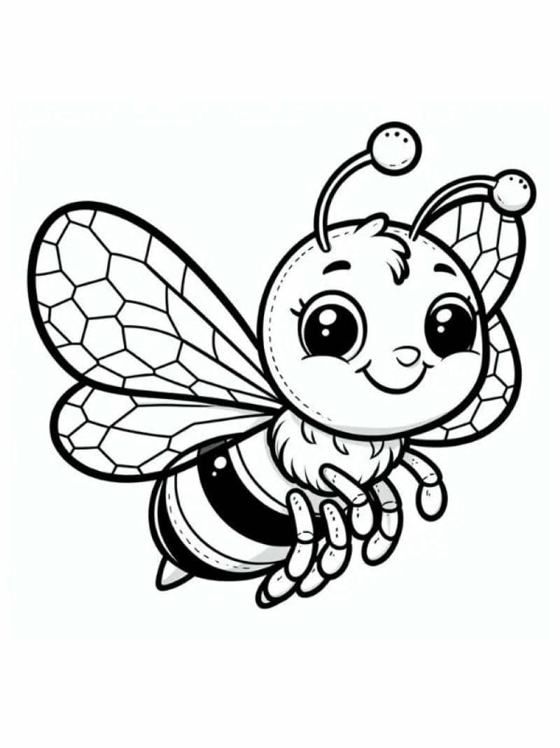 hình con ong tô màu