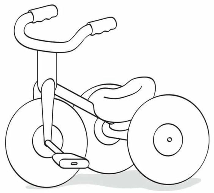 hình tranh vẽ xe đạp