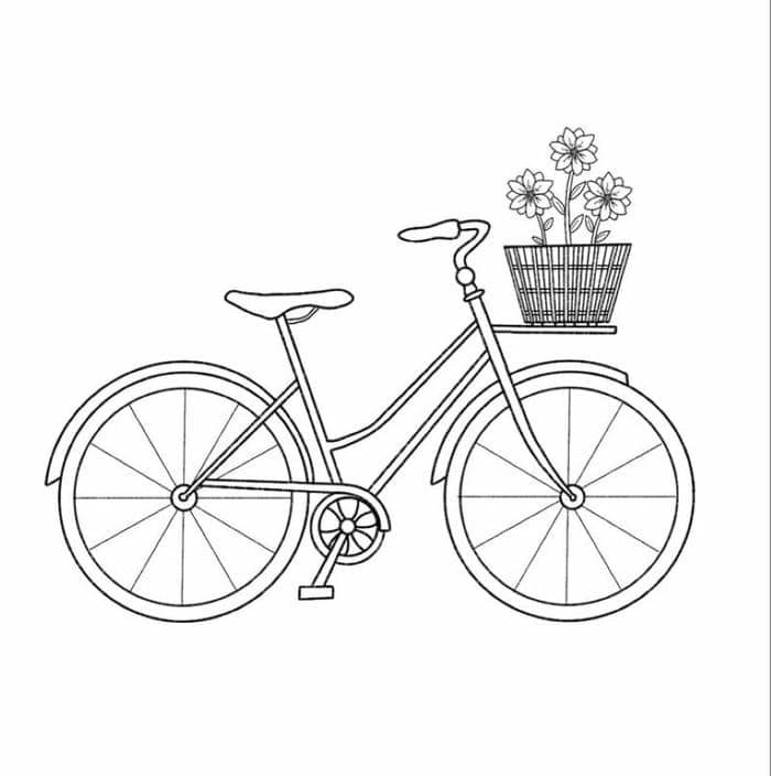 hình xe đạp hoạt hình