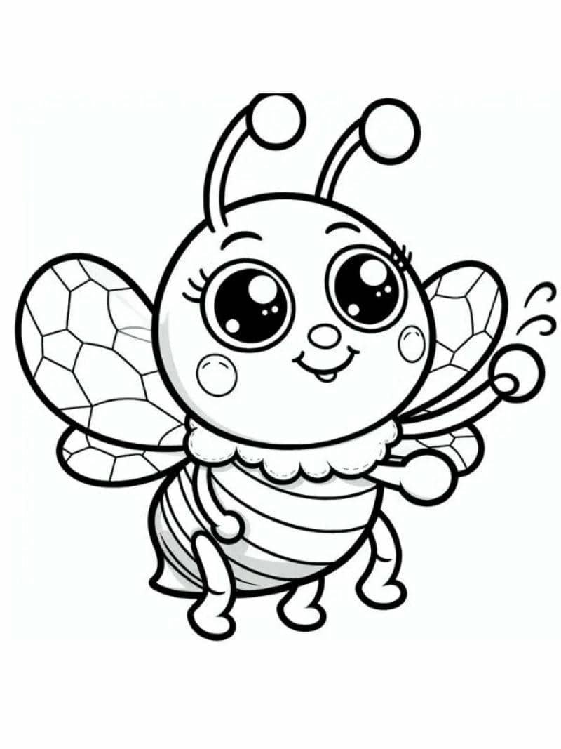 tô màu con ong