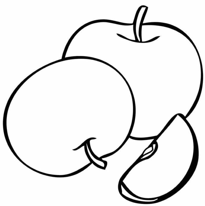 tô màu hoa quả cho bé