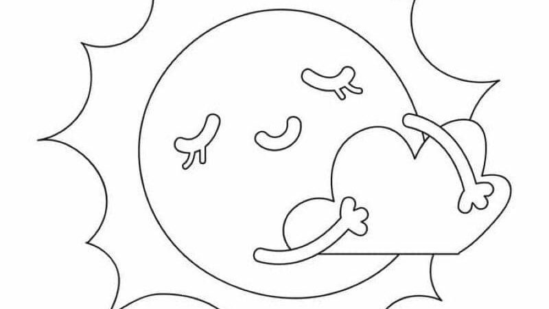 Gợi ý 50+ tranh tô màu mặt trời siêu ngộ nghĩnh, đáng yêu