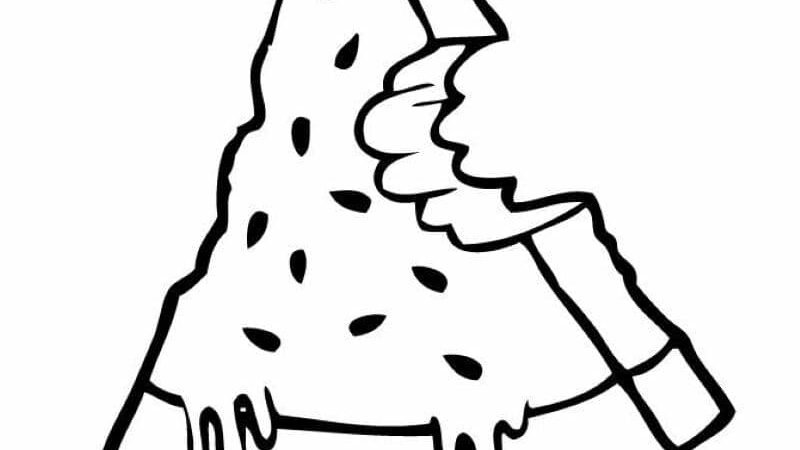 Bộ sưu tập 68+ tranh tô màu dưa hấu cute, đơn giản cho bé