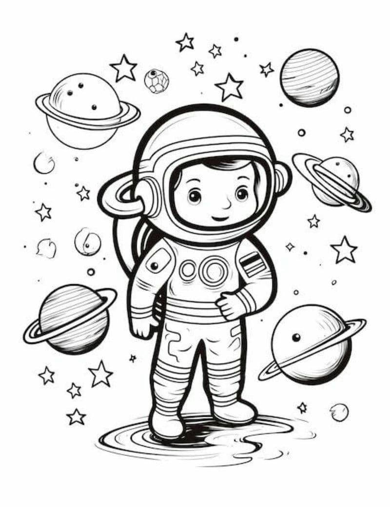 tô màu vũ trụ