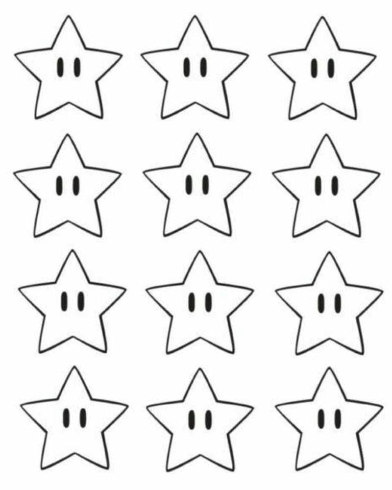 tranh ngôi sao vẽ