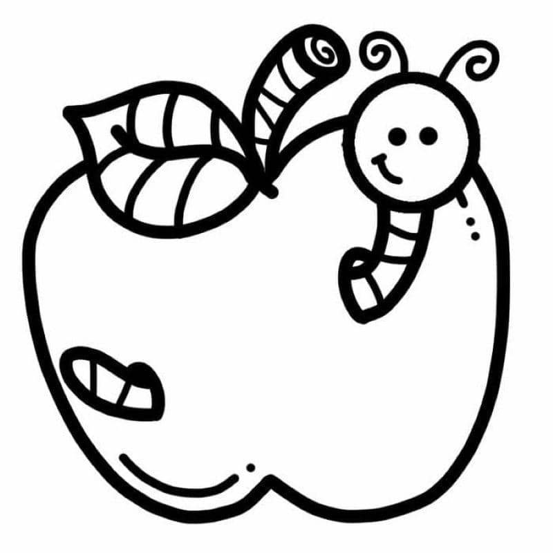 tranh tô màu quả