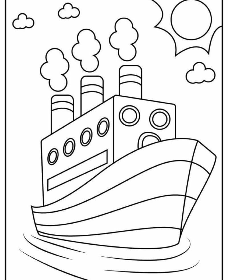 tranh vẽ thuyền