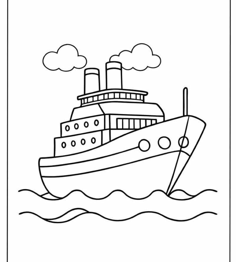 vẽ thuyền buồm trên biển