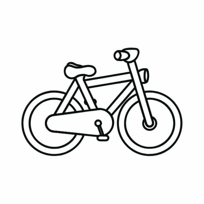 xe đạp hoạt hình