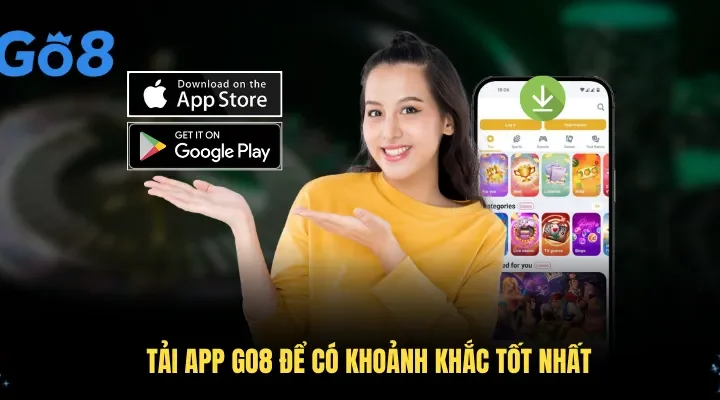Tải App GO8 – Trọn thế giới cá cược trong lòng bàn tay
