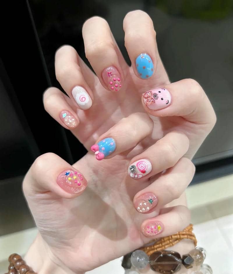 nail cute (40)