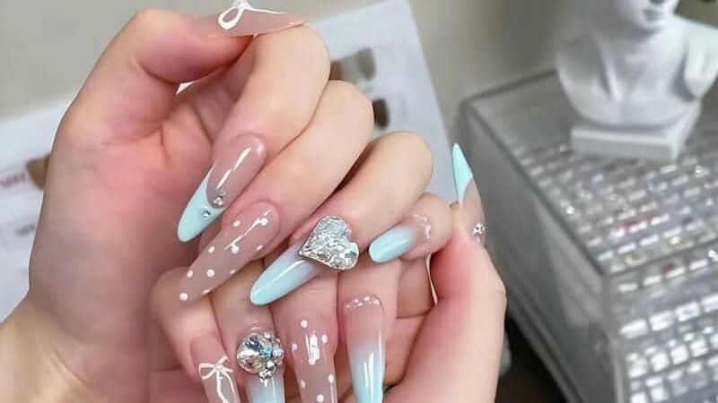 Khám phá 77+ mẫu nail xanh dương đẹp, thời thượng và nổi bật