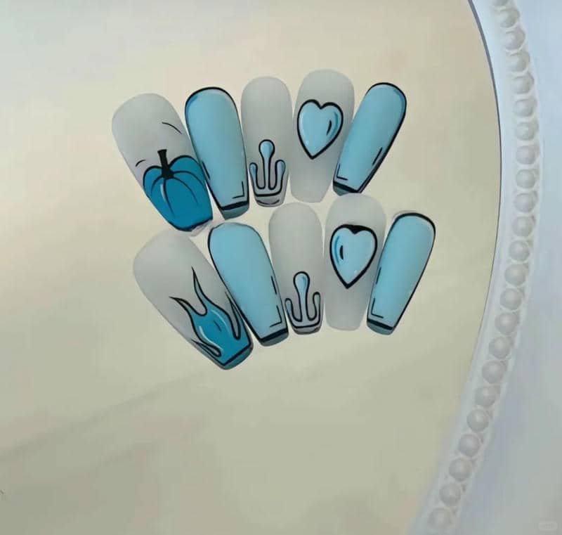 nail xanh dương (25)