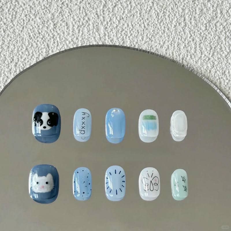 nail xanh dương (28)