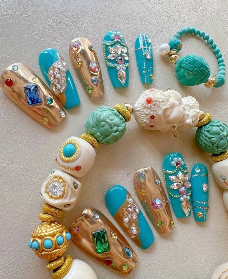 nail xanh ngọc (2)