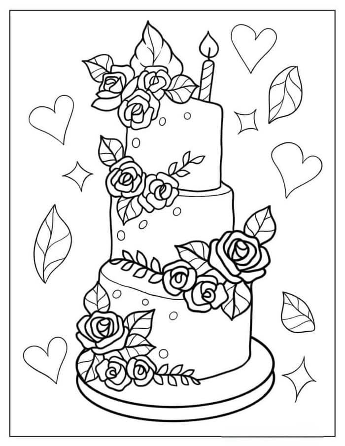 tranh tô màu bánh sinh nhật (17)