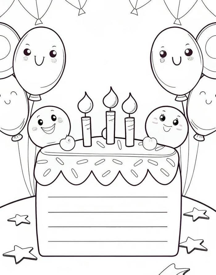 tranh tô màu bánh sinh nhật (22)