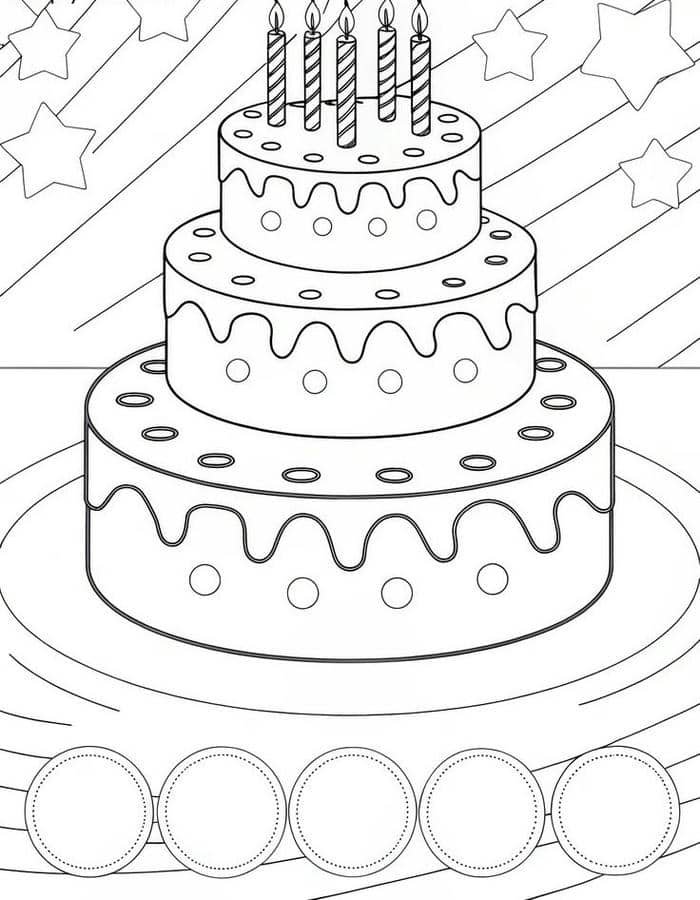 tranh tô màu bánh sinh nhật (26)