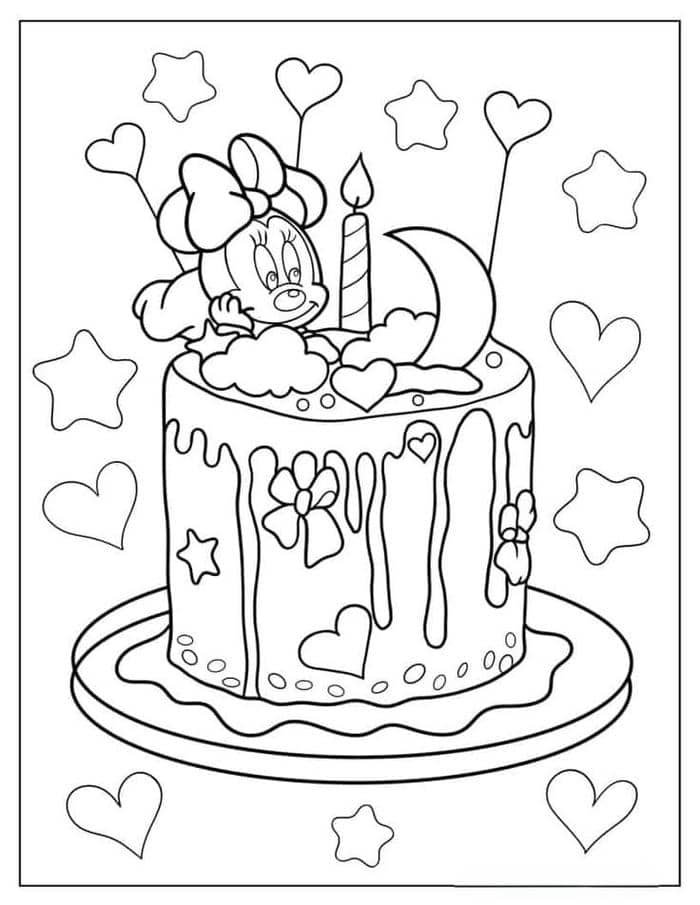 tranh tô màu bánh sinh nhật (5)