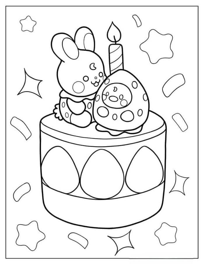 tranh tô màu bánh sinh nhật (8)