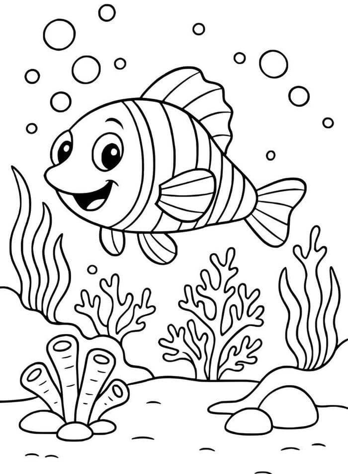 tranh tô màu con cá (11)