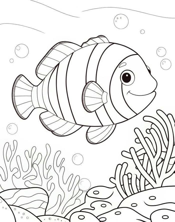 tranh tô màu con cá (6)