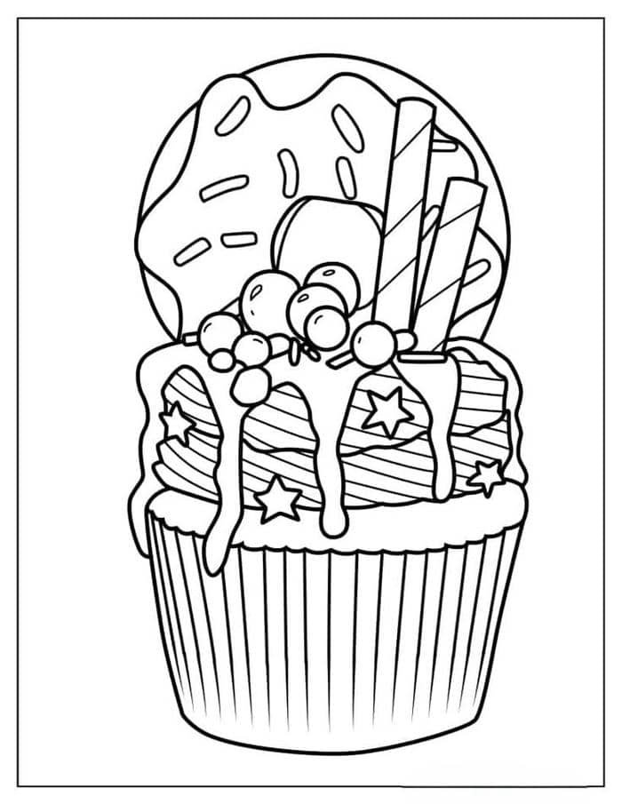 tranh tô màu đồ ăn (1)