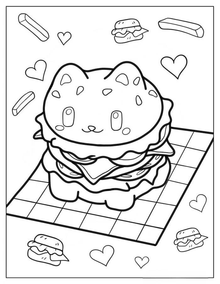 tranh tô màu đồ ăn (24)