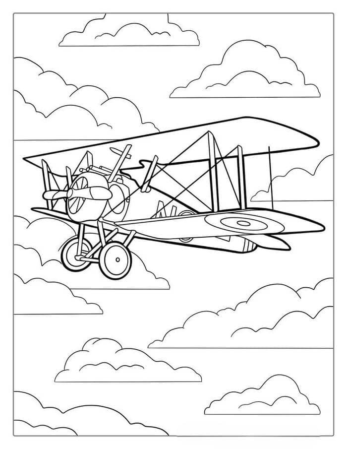 tranh tô màu máy bay (10)