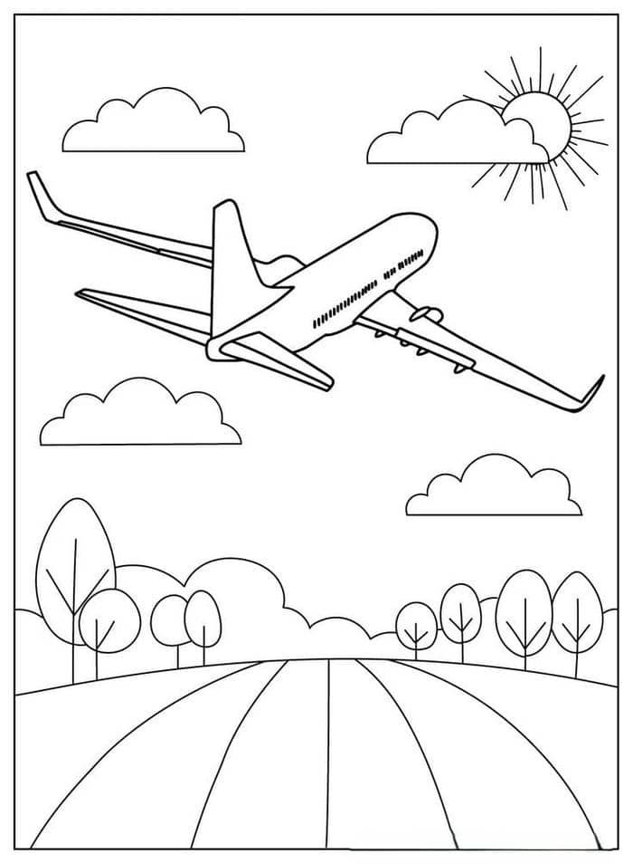 tranh tô màu máy bay (12)