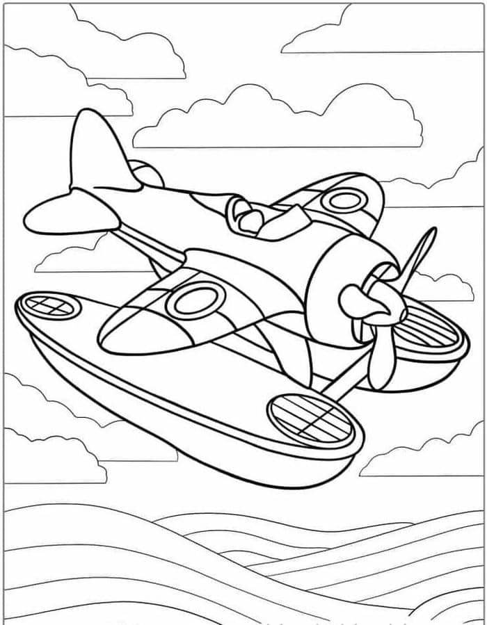 tranh tô màu máy bay (19)