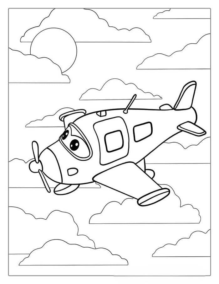 tranh tô màu máy bay (20)