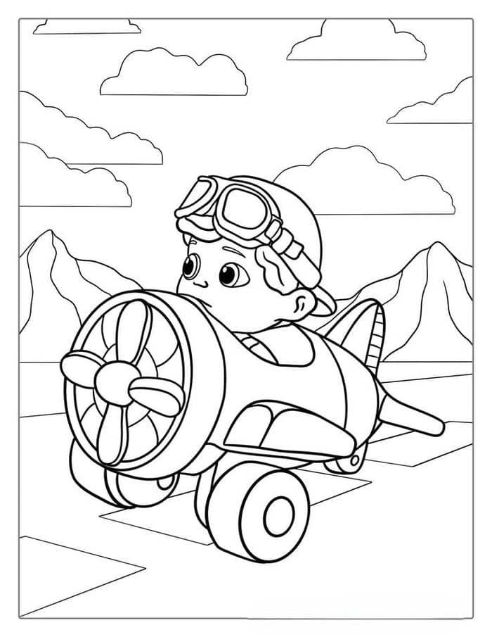 tranh tô màu máy bay (6)