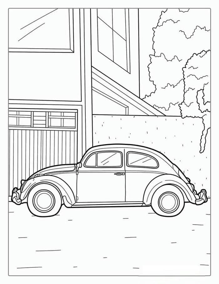 tranh tô màu ô tô (14)